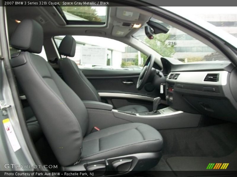 Space Gray Metallic / Black 2007 BMW 3 Series 328i Coupe