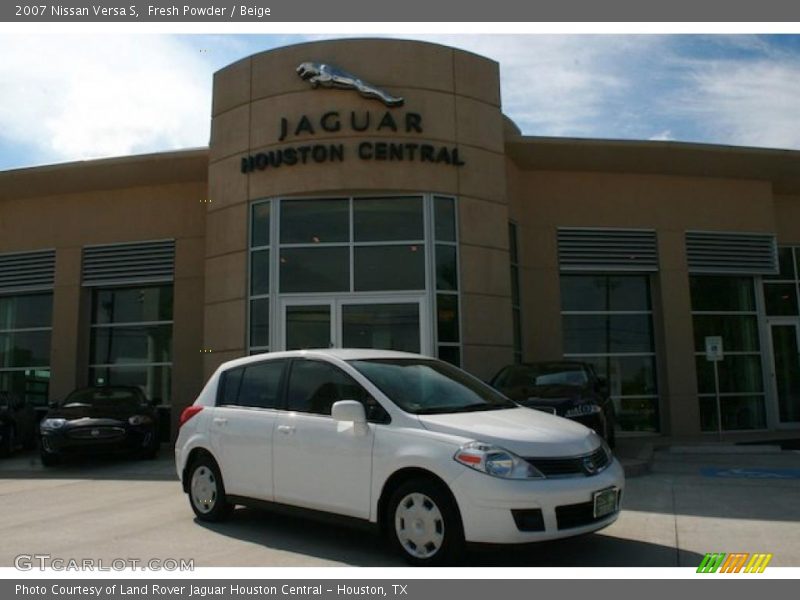 Fresh Powder / Beige 2007 Nissan Versa S
