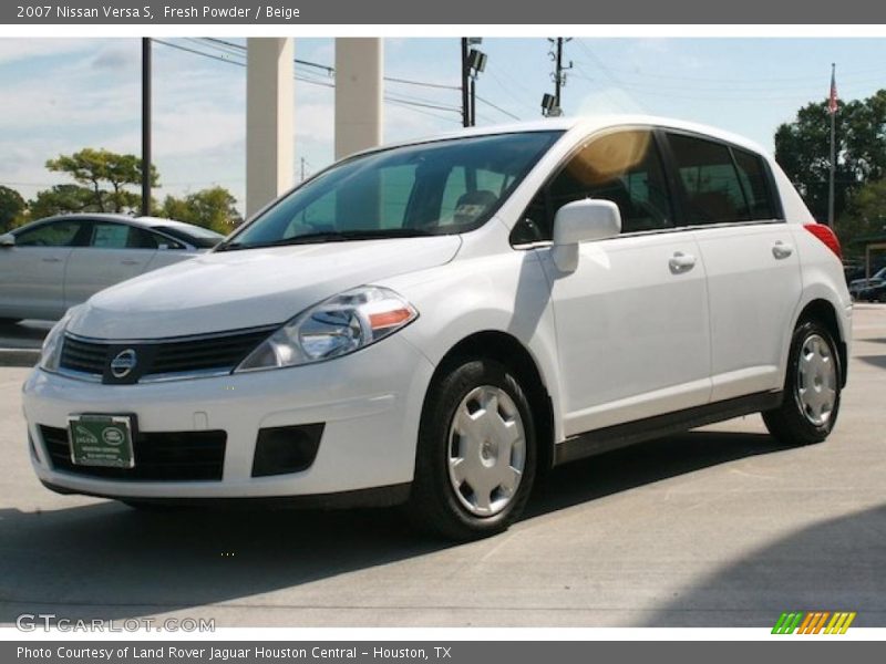 Fresh Powder / Beige 2007 Nissan Versa S