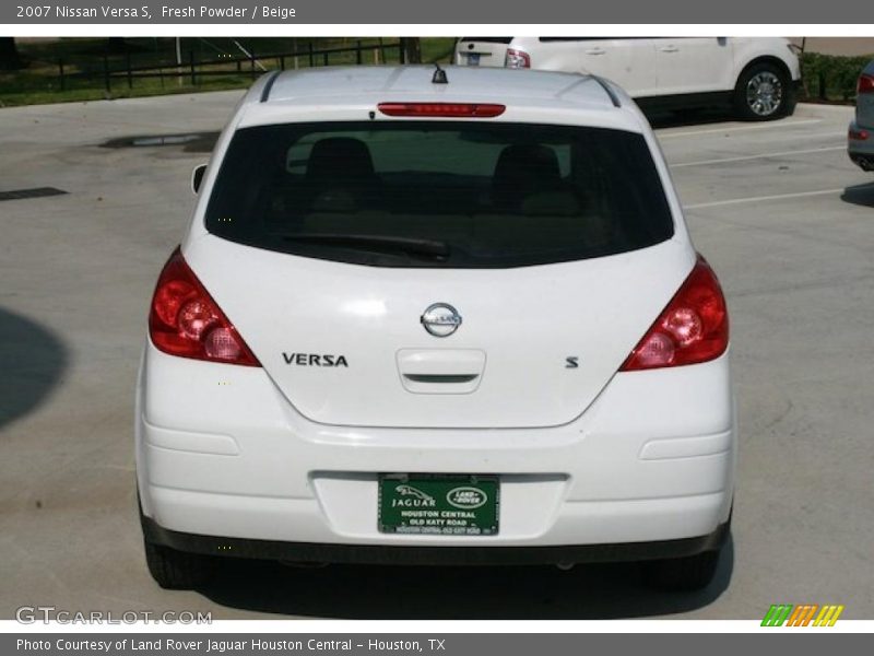 Fresh Powder / Beige 2007 Nissan Versa S