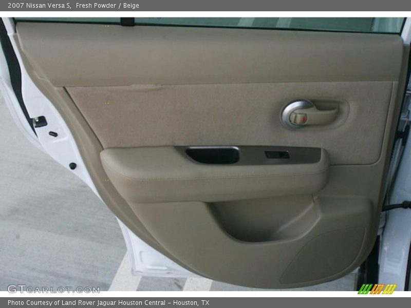 Fresh Powder / Beige 2007 Nissan Versa S