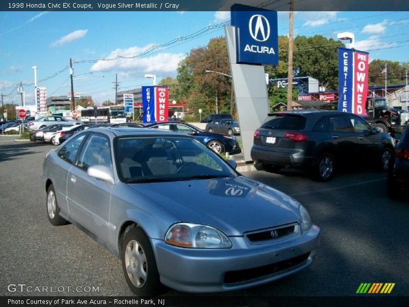 Vogue Silver Metallic / Gray 1998 Honda Civic EX Coupe