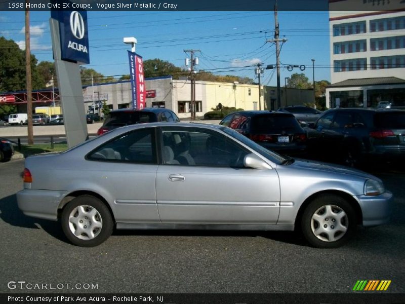 Vogue Silver Metallic / Gray 1998 Honda Civic EX Coupe