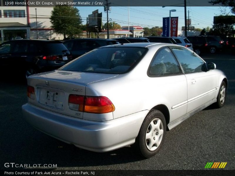 Vogue Silver Metallic / Gray 1998 Honda Civic EX Coupe