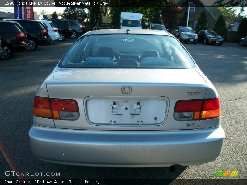 Vogue Silver Metallic / Gray 1998 Honda Civic EX Coupe