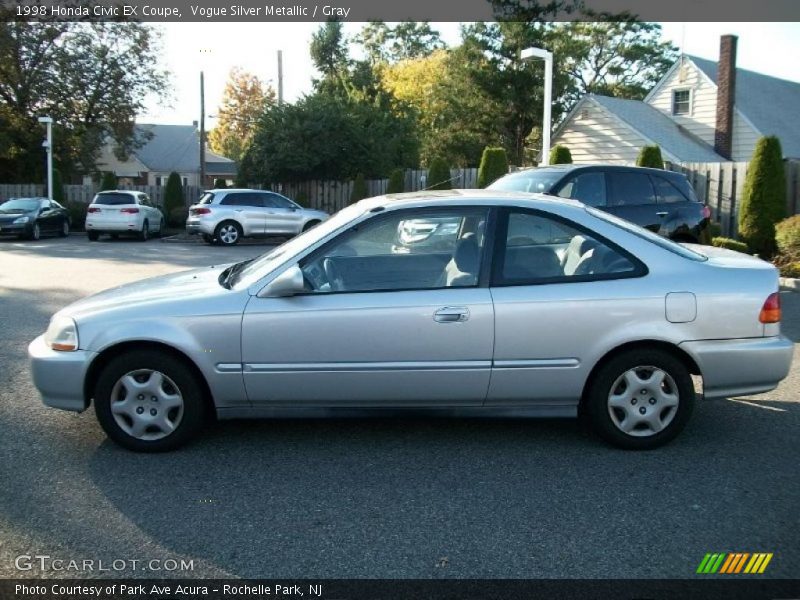 Vogue Silver Metallic / Gray 1998 Honda Civic EX Coupe