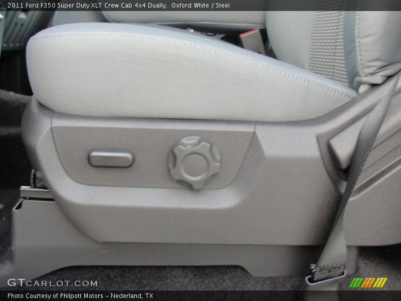 Oxford White / Steel 2011 Ford F350 Super Duty XLT Crew Cab 4x4 Dually