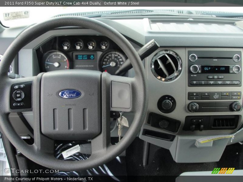 Dashboard of 2011 F350 Super Duty XLT Crew Cab 4x4 Dually