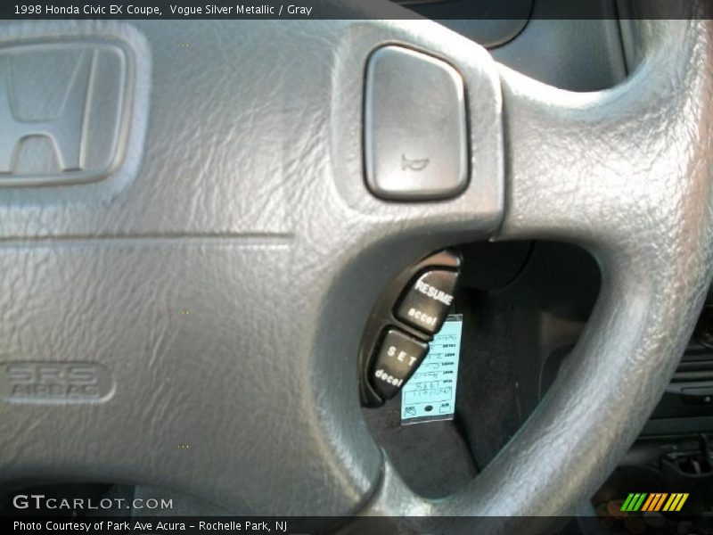 Vogue Silver Metallic / Gray 1998 Honda Civic EX Coupe