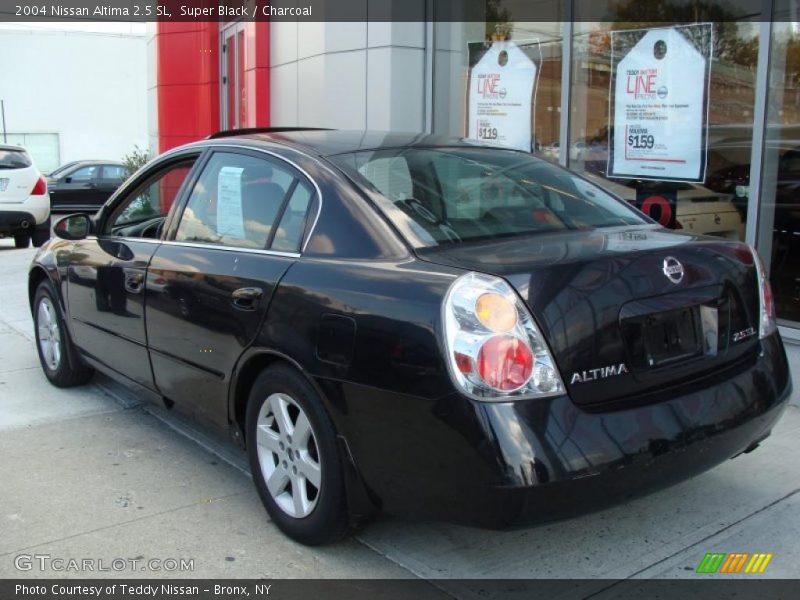 Super Black / Charcoal 2004 Nissan Altima 2.5 SL