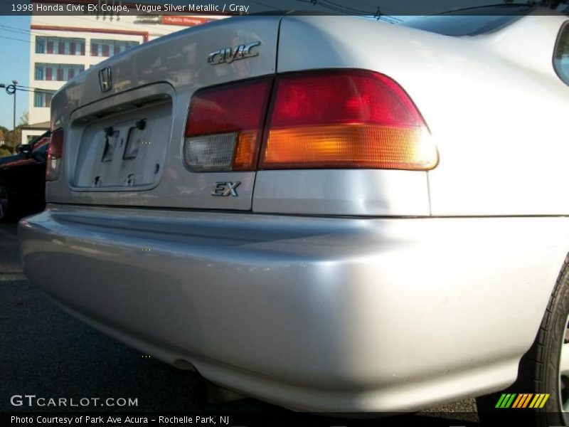 Vogue Silver Metallic / Gray 1998 Honda Civic EX Coupe