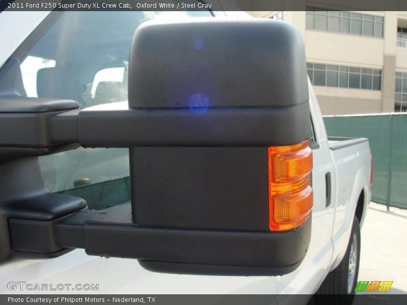 Oxford White / Steel Gray 2011 Ford F250 Super Duty XL Crew Cab