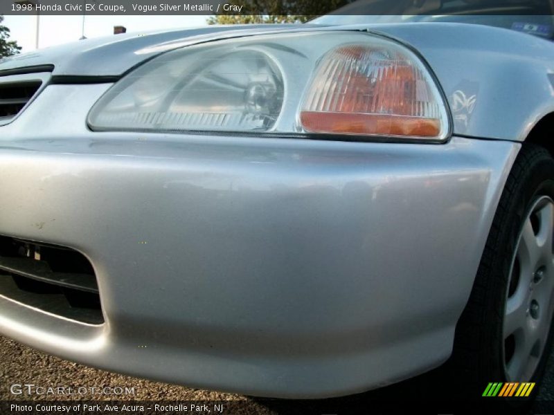 Vogue Silver Metallic / Gray 1998 Honda Civic EX Coupe