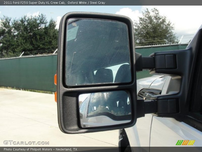 Oxford White / Steel Gray 2011 Ford F250 Super Duty XL Crew Cab