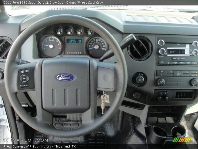  2011 F250 Super Duty XL Crew Cab Steering Wheel