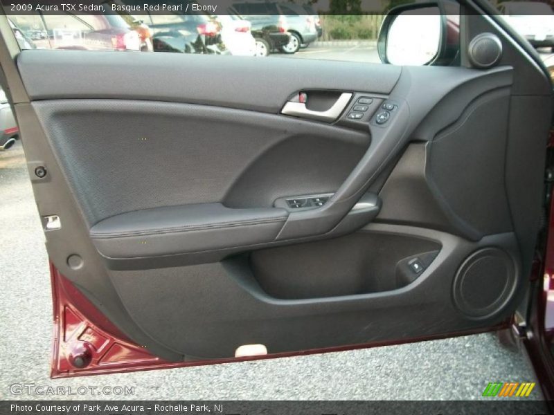Basque Red Pearl / Ebony 2009 Acura TSX Sedan