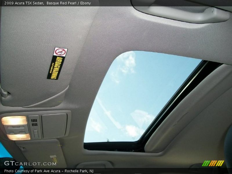 Basque Red Pearl / Ebony 2009 Acura TSX Sedan