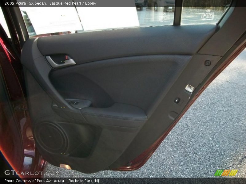 Basque Red Pearl / Ebony 2009 Acura TSX Sedan