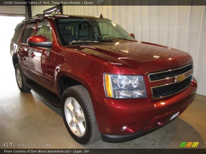 Deep Ruby Metallic / Ebony 2008 Chevrolet Tahoe LT 4x4