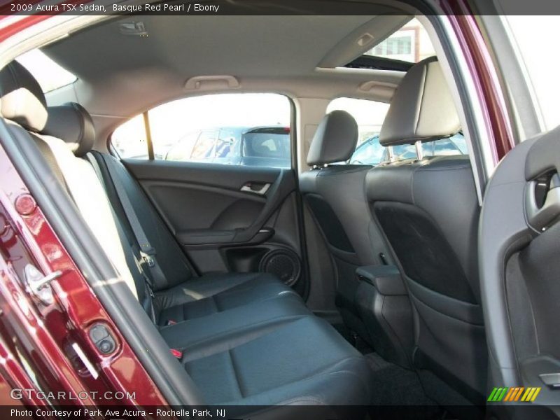 Basque Red Pearl / Ebony 2009 Acura TSX Sedan
