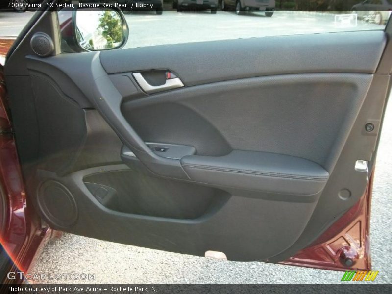 Basque Red Pearl / Ebony 2009 Acura TSX Sedan
