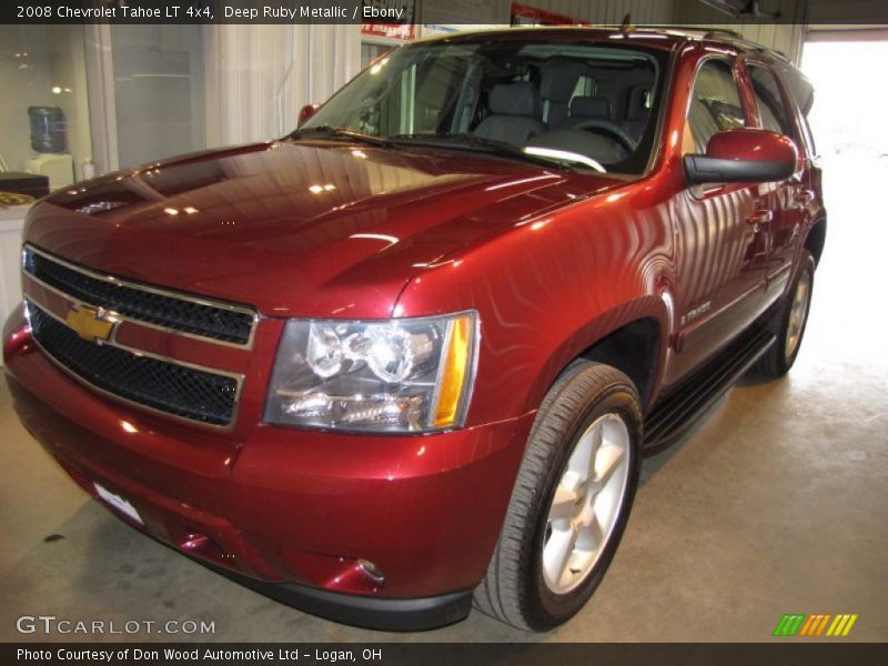 Deep Ruby Metallic / Ebony 2008 Chevrolet Tahoe LT 4x4