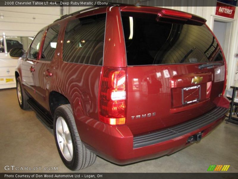 Deep Ruby Metallic / Ebony 2008 Chevrolet Tahoe LT 4x4