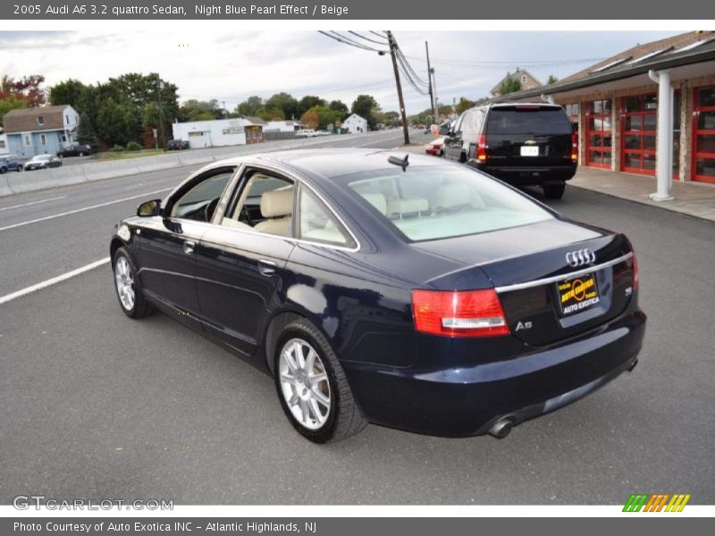 Night Blue Pearl Effect / Beige 2005 Audi A6 3.2 quattro Sedan