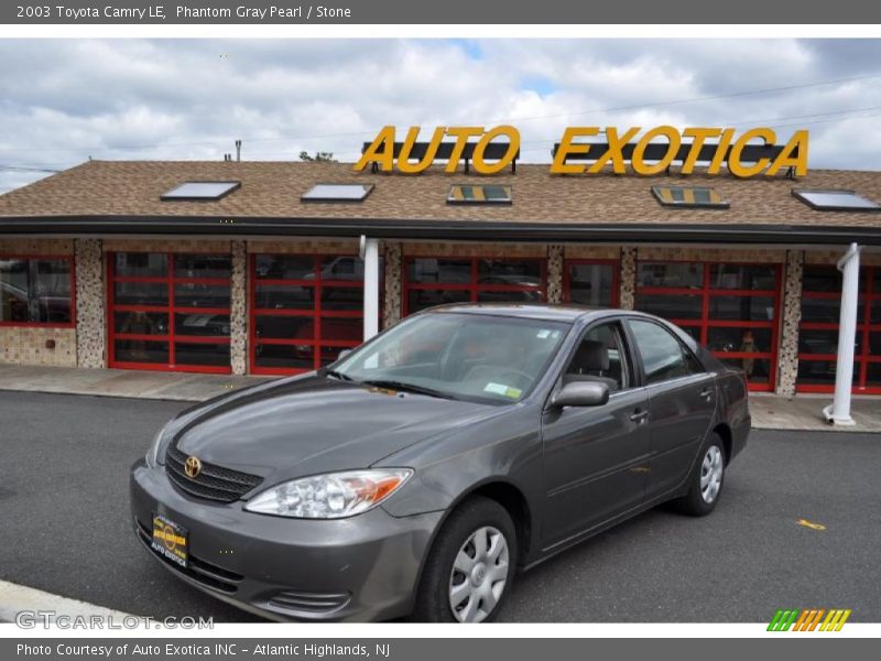 Phantom Gray Pearl / Stone 2003 Toyota Camry LE