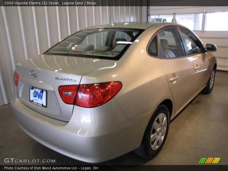 Laguna Sand / Beige 2009 Hyundai Elantra GLS Sedan