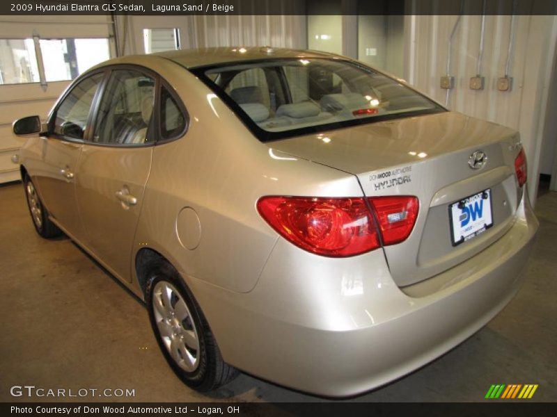 Laguna Sand / Beige 2009 Hyundai Elantra GLS Sedan