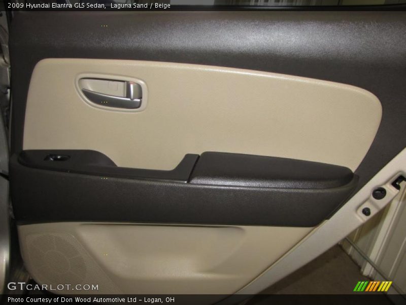 Laguna Sand / Beige 2009 Hyundai Elantra GLS Sedan