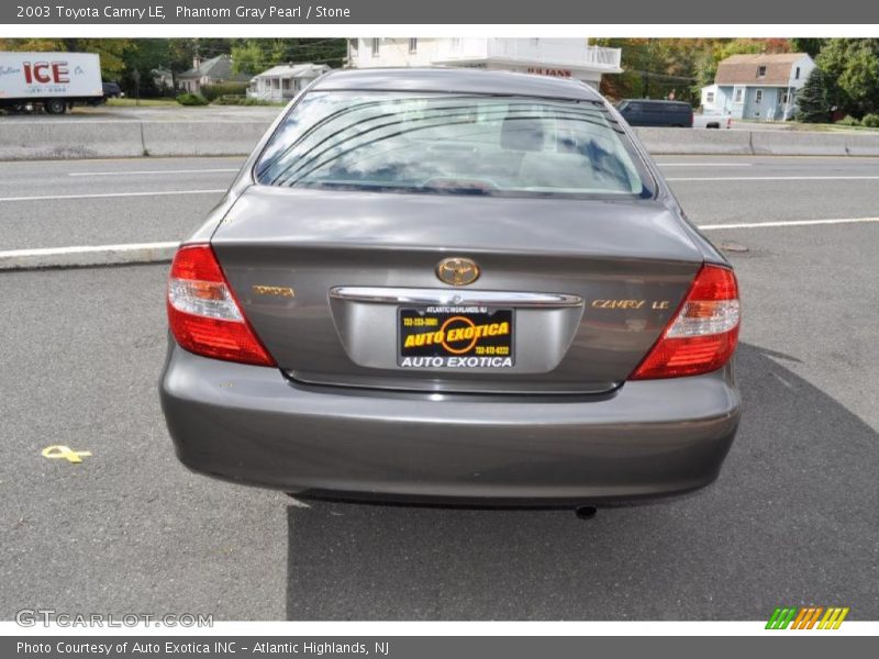 Phantom Gray Pearl / Stone 2003 Toyota Camry LE
