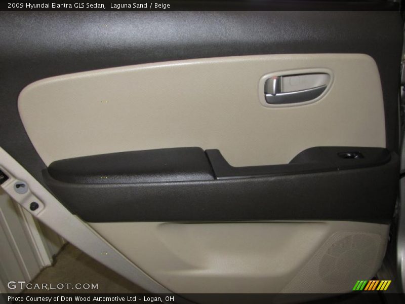 Laguna Sand / Beige 2009 Hyundai Elantra GLS Sedan