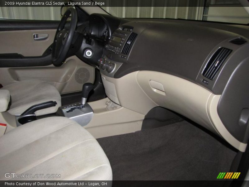 Laguna Sand / Beige 2009 Hyundai Elantra GLS Sedan