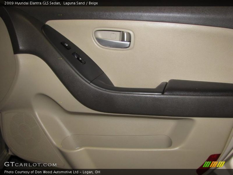 Laguna Sand / Beige 2009 Hyundai Elantra GLS Sedan