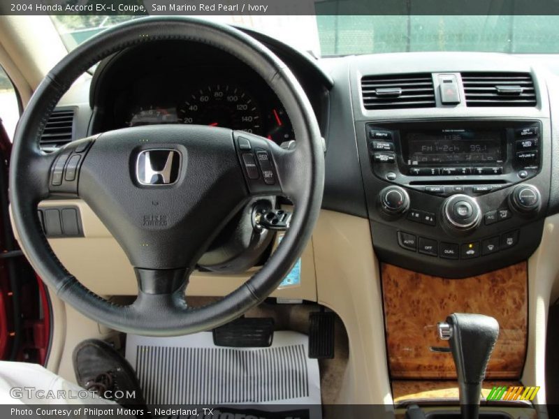 Dashboard of 2004 Accord EX-L Coupe