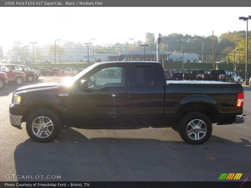 Black / Medium Flint 2006 Ford F150 XLT SuperCab