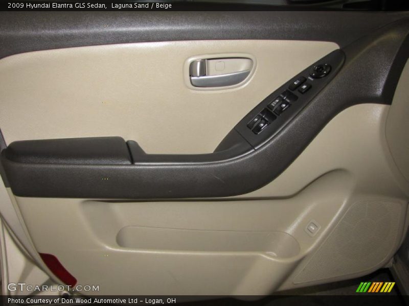 Laguna Sand / Beige 2009 Hyundai Elantra GLS Sedan