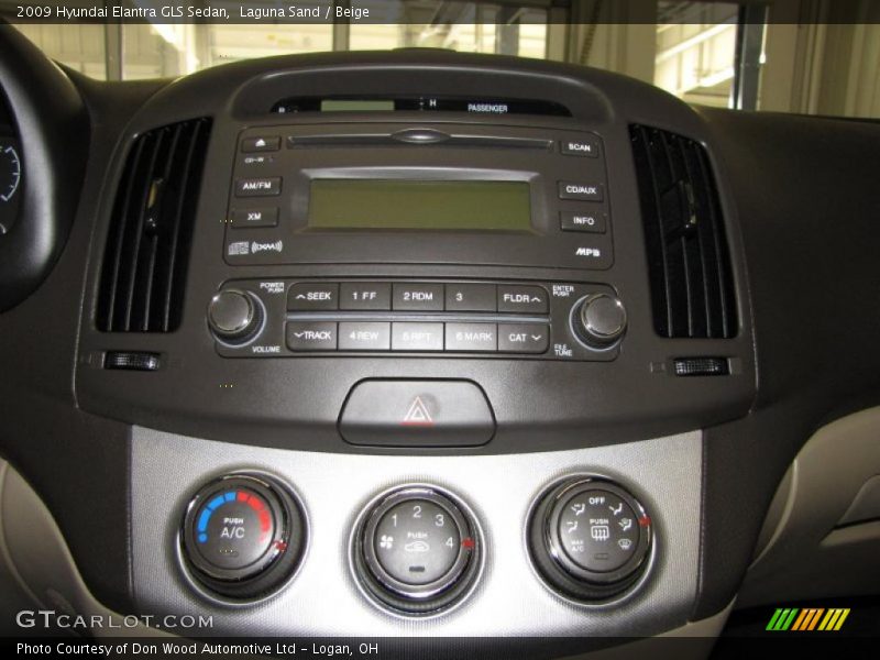 Laguna Sand / Beige 2009 Hyundai Elantra GLS Sedan