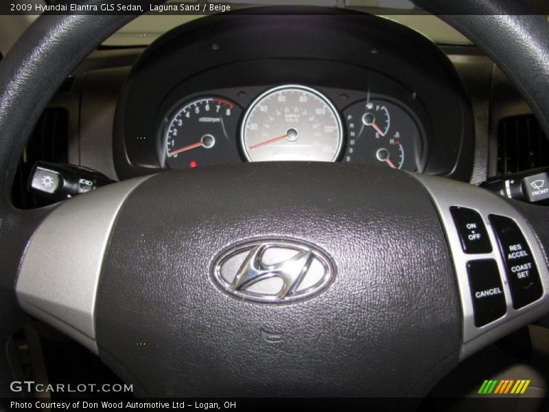 Laguna Sand / Beige 2009 Hyundai Elantra GLS Sedan