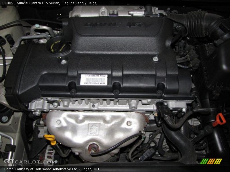 Laguna Sand / Beige 2009 Hyundai Elantra GLS Sedan