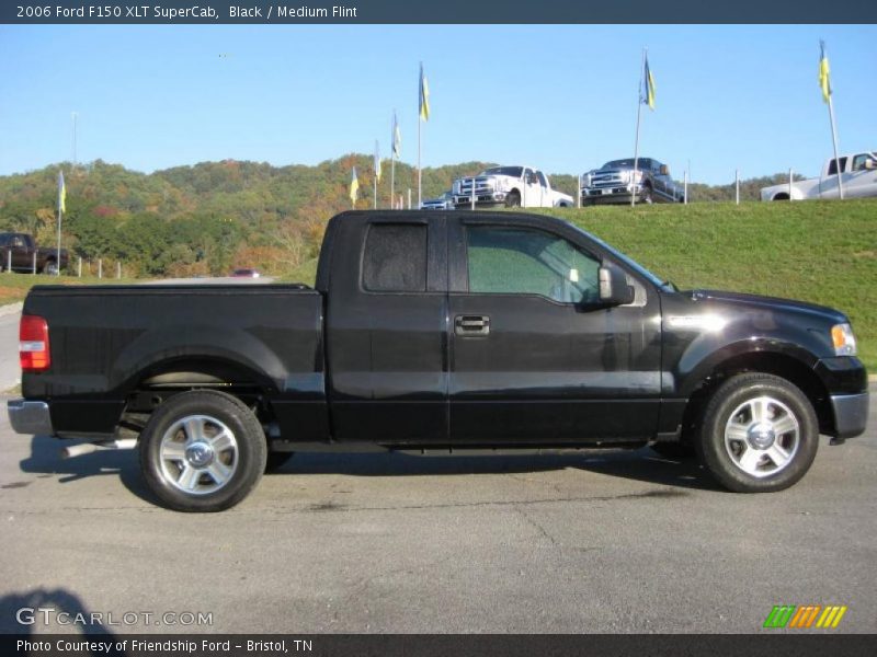 Black / Medium Flint 2006 Ford F150 XLT SuperCab