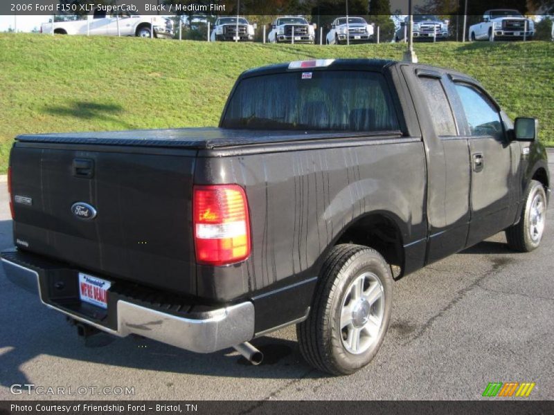 Black / Medium Flint 2006 Ford F150 XLT SuperCab