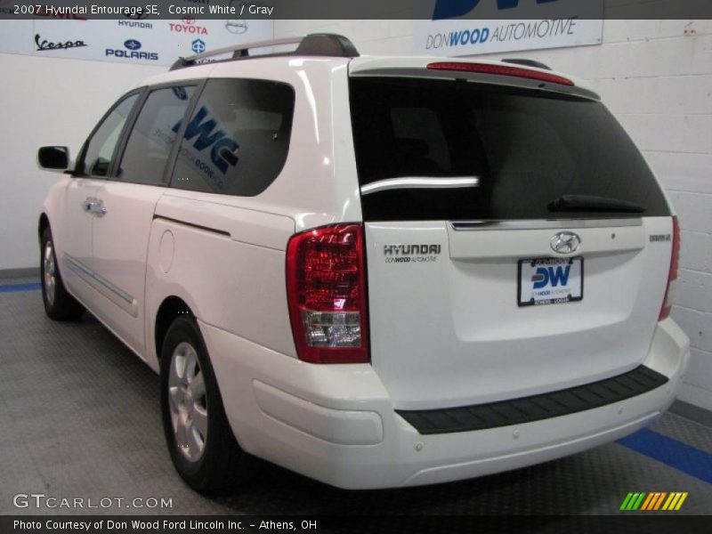 Cosmic White / Gray 2007 Hyundai Entourage SE