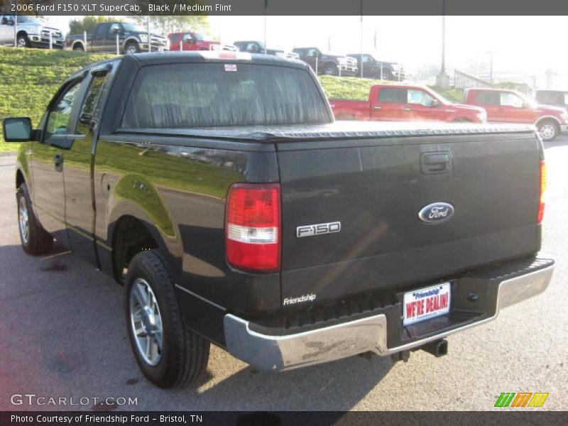 Black / Medium Flint 2006 Ford F150 XLT SuperCab