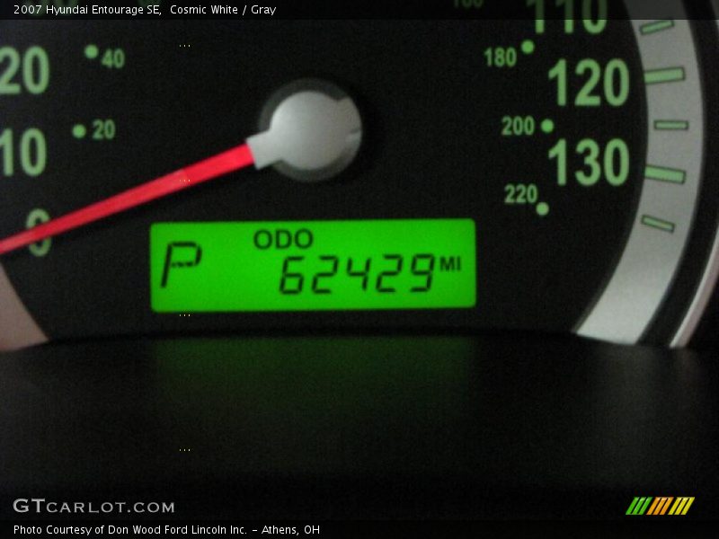 Cosmic White / Gray 2007 Hyundai Entourage SE