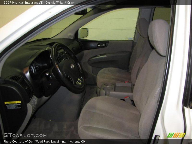 Cosmic White / Gray 2007 Hyundai Entourage SE