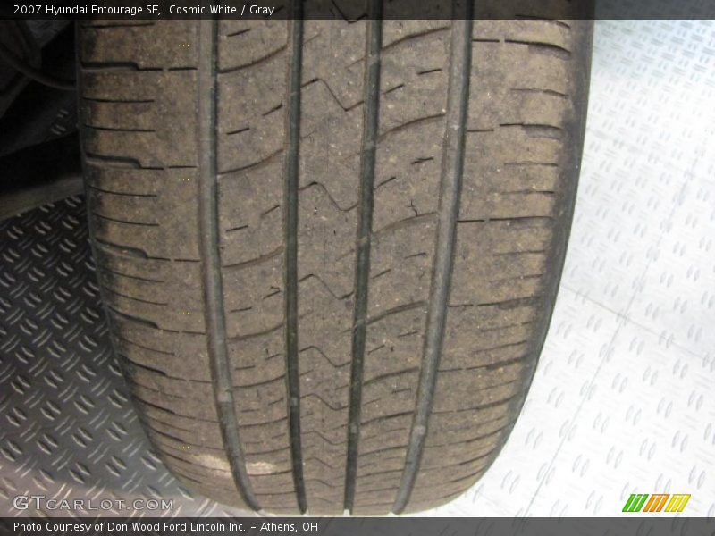 Cosmic White / Gray 2007 Hyundai Entourage SE