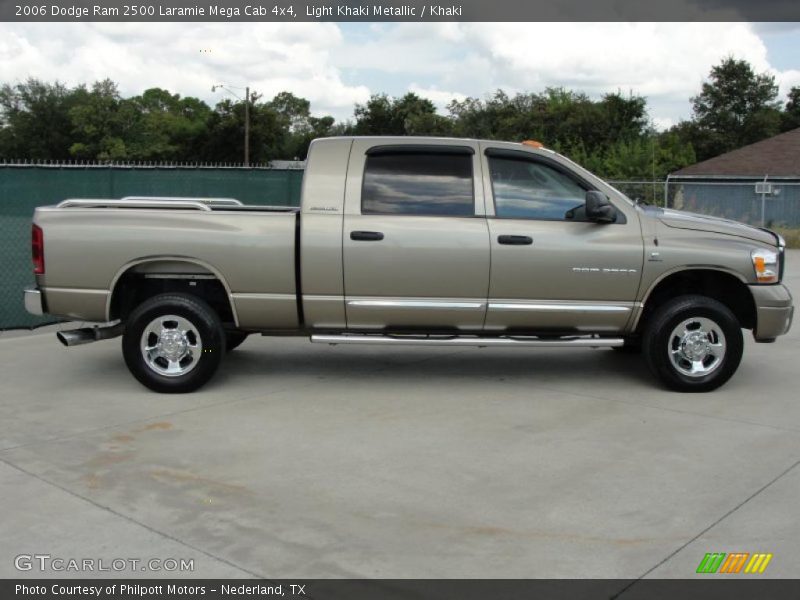 Light Khaki Metallic / Khaki 2006 Dodge Ram 2500 Laramie Mega Cab 4x4